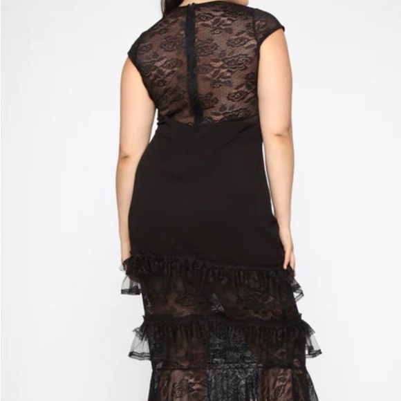Fashion Nova Elegant Black Lace Dress - Picture 3 of 3
